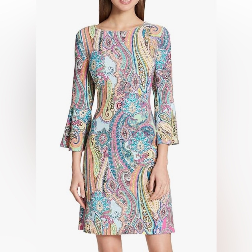 Tommy Hilfiger Bell Sleeve Dress